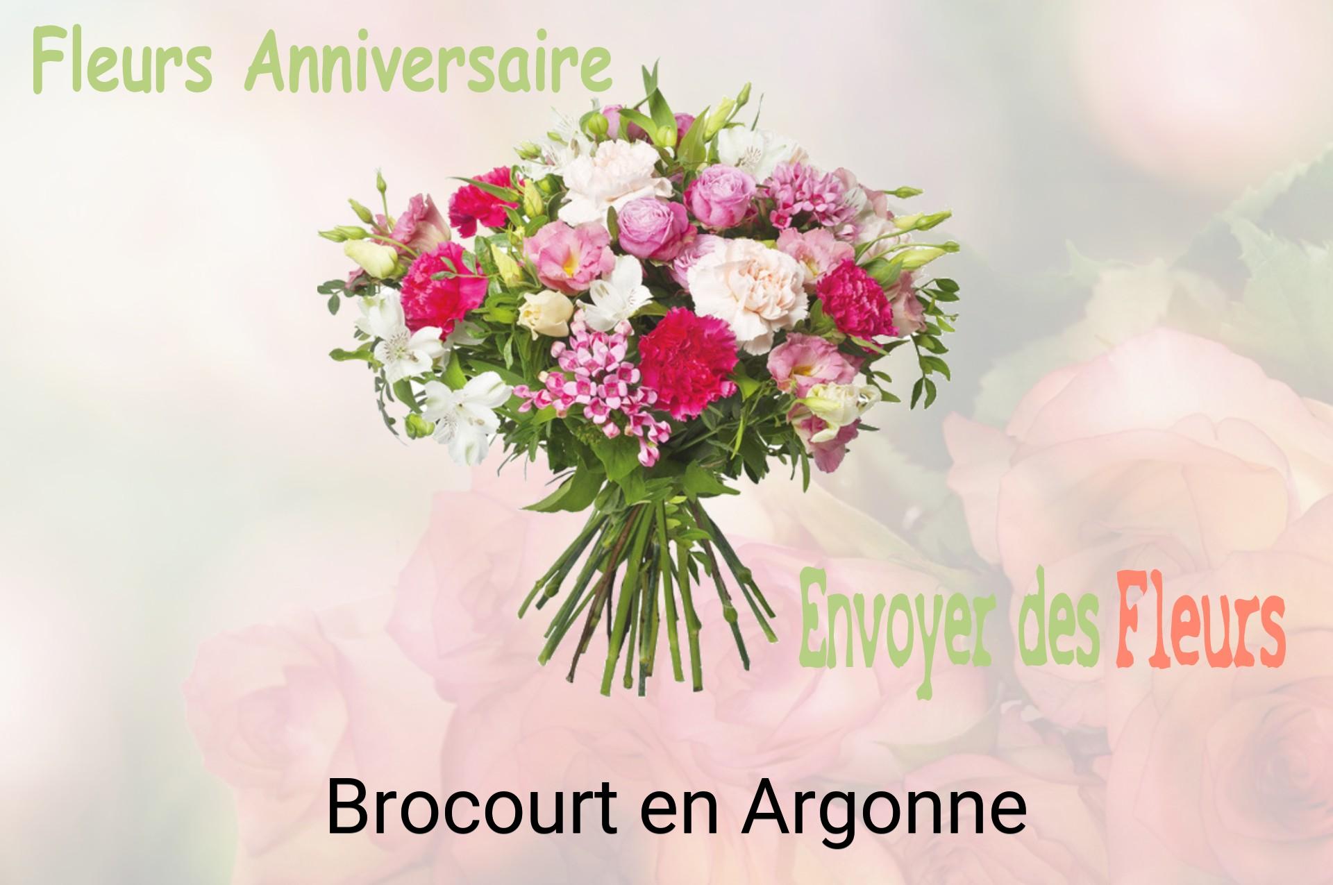 Bouquet de fleurs d’anniversaire livré à Brocourt-en-Argonne