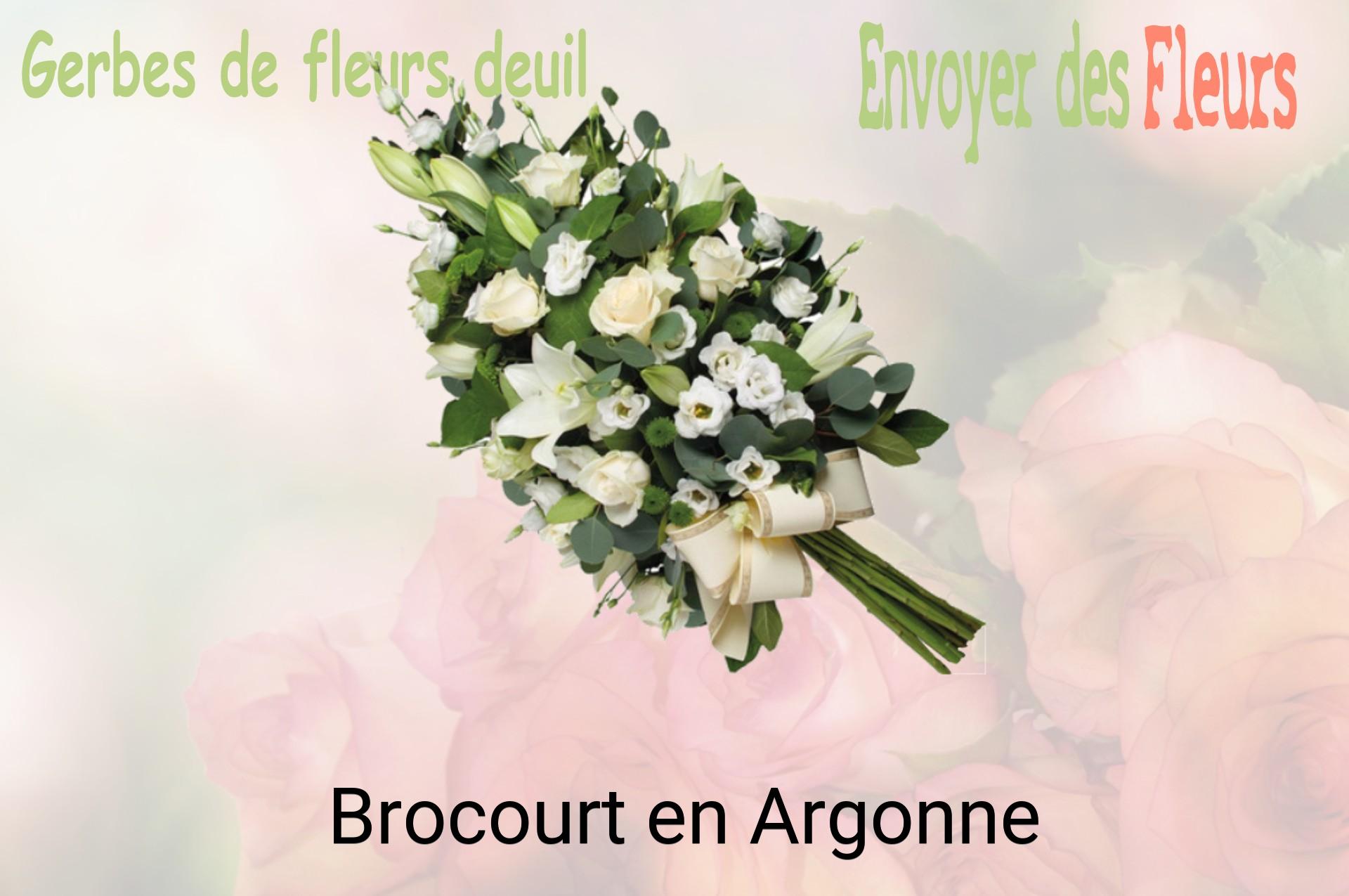 Gerbe de fleurs de deuil livrée à Brocourt-en-Argonne