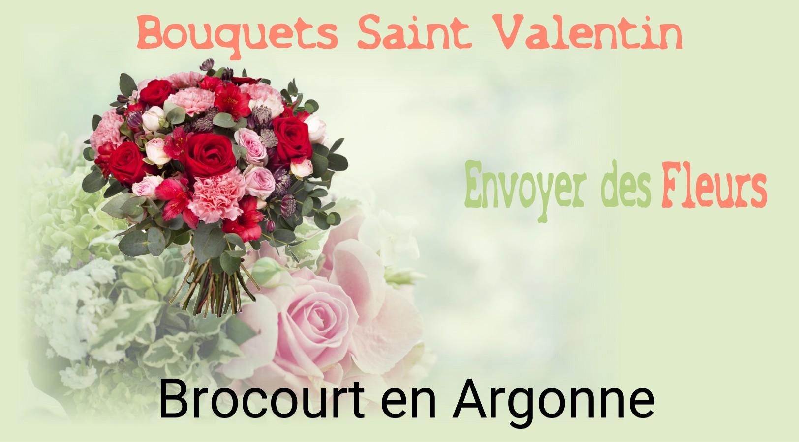Roses de Saint-Valentin livrées à Brocourt-en-Argonne